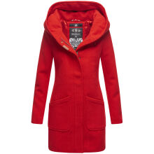Marikoo Maikoo Damen Trenchcoat Wintermantel Rot Größe XXL - Gr. 44