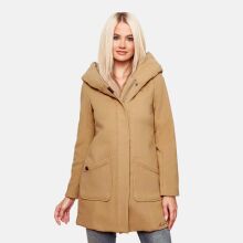 Marikoo Maikoo Damen Trenchcoat Wintermantel Camel Größe XS - Gr. 34