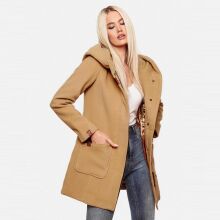Marikoo Maikoo Damen Trenchcoat Wintermantel Camel Größe XL - Gr. 42