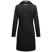 Marikoo Nanakoo Damen Trenchcoat Wintermantel Schwarz Größe M - Gr. 38