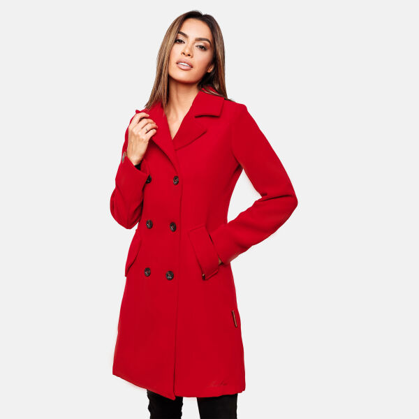 Marikoo Nanakoo ladies trench coat jacket - Red-Gr.XS