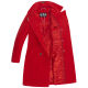 Marikoo Nanakoo ladies trench coat jacket - Red-Gr.XS