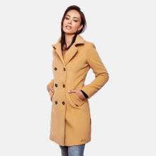 Marikoo Nanakoo Damen Trenchcoat Wintermantel Camel Größe XS - Gr. 34