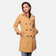 Marikoo Nanakoo ladies trench coat jacket - Camel-Gr.XL
