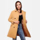 Marikoo Nanakoo ladies trench coat jacket - Camel-Gr.XL
