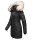 Navahoo Nimalaa warme Damen Winter Steppjacke mit Kapuze Schwarz Größe XS - Gr. 34