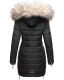 Navahoo Nimalaa warme Damen Winter Steppjacke mit Kapuze Schwarz Größe XS - Gr. 34