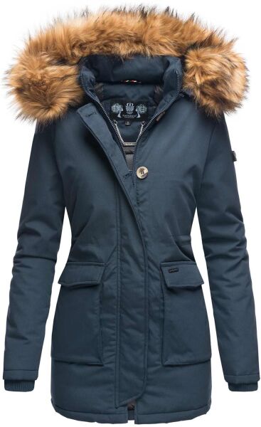 Navahoo Schneeengel-Princess ladies parka jacket - Blue-Gr.XS