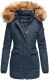 Navahoo Schneeengel-Princess ladies parka jacket - Blue-Gr.XS