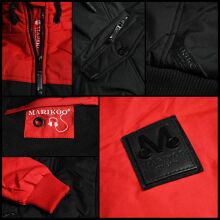 Marikoo Sumikoo Damen Jacke mit Kapuze Coral-Gr.S