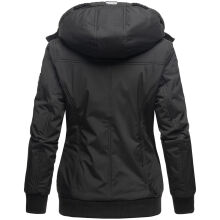 Marikoo Sumikoo Damen Jacke mit Kapuze Schwarz-Gr.S