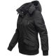 Marikoo Sumikoo Damen Jacke mit Kapuze Schwarz-Gr.S