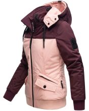 Marikoo Sumikoo Damen Jacke mit Kapuze Weinrot-Gr.XS