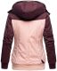 Marikoo Sumikoo Damen Jacke mit Kapuze Weinrot-Gr.XS
