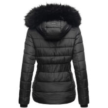 Navahoo Zuckerbiene ladies hooded quilted jacket - Black-Gr.XS