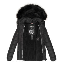Navahoo Zuckerbiene ladies hooded quilted jacket - Black-Gr.XS
