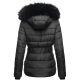Navahoo Zuckerbiene ladies hooded quilted jacket - Black-Gr.XS