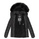 Navahoo Zuckerbiene ladies hooded quilted jacket - Black-Gr.XS