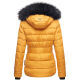 Navahoo Zuckerbiene ladies hooded quilted jacket - Yellow-Gr.XS