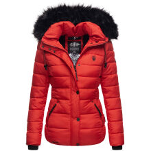 Navahoo Zuckerbiene ladies hooded quilted jacket - Red-Gr.XS