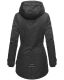 Navahoo Avrille Damen Parka Winterjacke mit Kapuze Schwarz Größe XXL - Gr. 44
