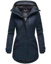 Navahoo Avrille ladies parka winter jacket with hood - Navy-Gr.XS
