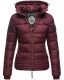 Marikoo Sole Ladies Winterjacket B668 Wine Red Size XS - Size 34