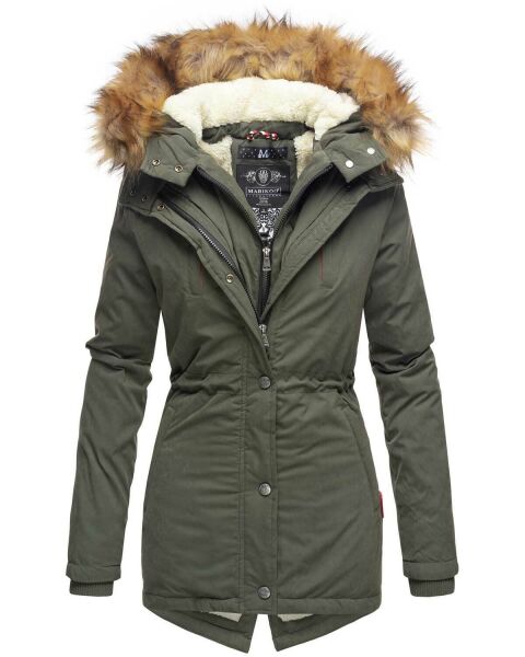 Marikoo Ladies Winterjacket Akira Olive Size XS - Size 34