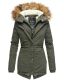 Marikoo Ladies Winterjacket Akira Olive Size XS - Size 34