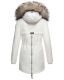 Navahoo Sweety Damen 2in1 Parka Winterjacke warmhaltend Weiss Größe XS - Gr. 34