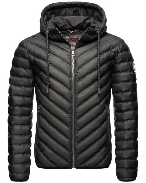 Navahoo Fey-Tun Herren Steppjacke Schwarz-Gr.L