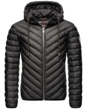 Navahoo Fey-Tun Herren Steppjacke Schwarz-Gr.L