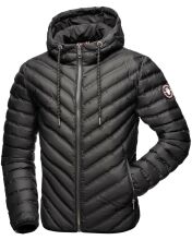 Navahoo Fey-Tun Herren Steppjacke Schwarz-Gr.L