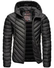 Navahoo Fey-Tun Herren Steppjacke Schwarz-Gr.L
