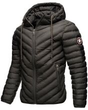 Navahoo Fey-Tun Mens Quilted Jacket B837 Anthracite Size S - Size S