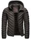 Navahoo Fey-Tun Mens Quilted Jacket B837 Anthracite Size S - Size S
