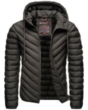 Navahoo Fey-Tun Mens Quilted Jacket B837 Anthracite Size XL - Size XL