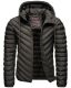 Navahoo Fey-Tun Mens Quilted Jacket B837 Anthracite Size XL - Size XL