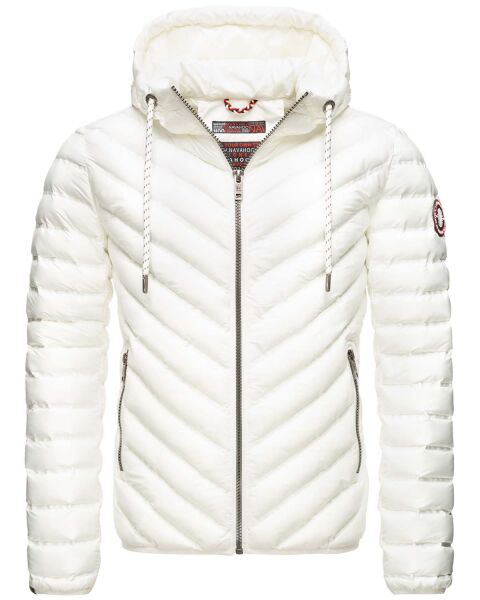 Navahoo Fey-Tun Herren Steppjacke Offwhite-Gr.S