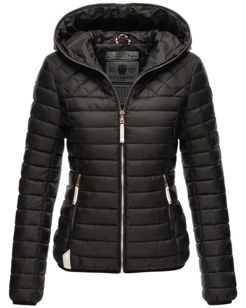Navahoo ich bin hübsch Damen Jacke Steppjacke Übergangsjacke Schwarz-Gr.XS