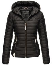 Navahoo ich bin hübsch Damen Jacke Steppjacke Übergangsjacke Schwarz-Gr.XS