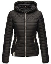 Navahoo ich bin hübsch Damen Jacke Steppjacke Übergangsjacke Schwarz-Gr.XS