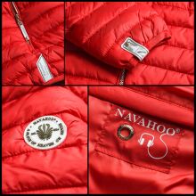 Navahoo ich bin hübsch Damen Jacke Steppjacke Übergangsjacke Navy-Gr.XS