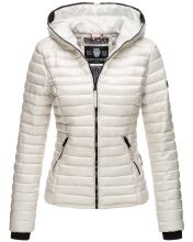 Navahoo Ladies Jacket Quilted Jacket Transition Jacket Quilted Kimuk NEW B348 Silver - Silver Size XS - Size 34