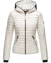 Navahoo Ladies Jacket Quilted Jacket Transition Jacket Quilted Kimuk NEW B348 Silver - Silver Size XS - Size 34