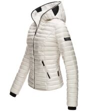 Navahoo Ladies Jacket Quilted Jacket Transition Jacket Quilted Kimuk NEW B348 Silver - Silver Size XS - Size 34