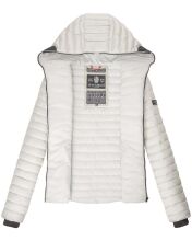 Navahoo Ladies Jacket Quilted Jacket Transition Jacket Quilted Kimuk NEW B348 Silver - Silver Size XS - Size 34