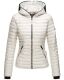 Navahoo Ladies Jacket Quilted Jacket Transition Jacket Quilted Kimuk NEW B348 Silver - Silver Size XS - Size 34