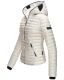 Navahoo Ladies Jacket Quilted Jacket Transition Jacket Quilted Kimuk NEW B348 Silver - Silver Size XS - Size 34