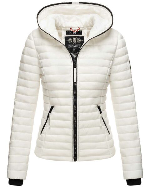 Navahoo Kimuk Princess leichte Damen Steppjacke Weiss Größe XS - Gr. 34
